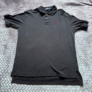 Men’s Polo by Ralph Lauren black polo short sleeve shirt size Medium